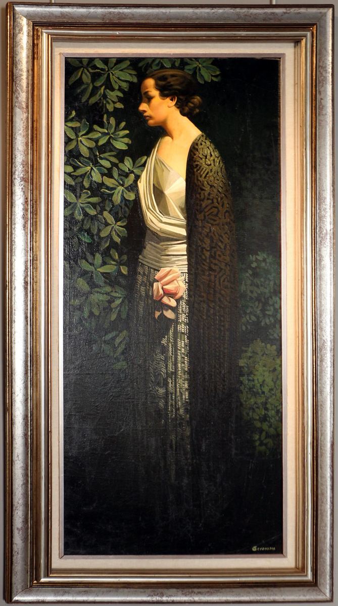 Dipinto di Cornelio Geranzani, ritratto