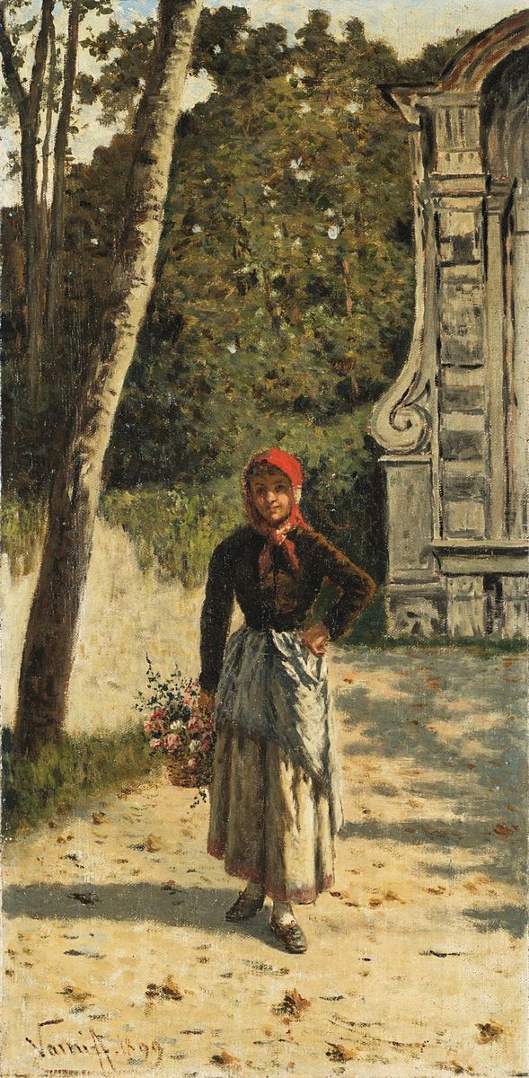 Antonio Varni, Giovane contadina, 1899